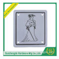 BTB SSP-016SS Restroom Stainless Steel Man And Woman Wc Sign Plate